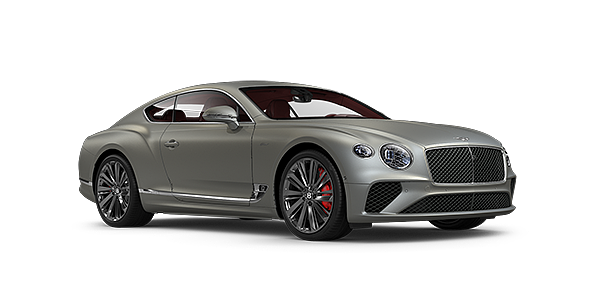 Bentley Bristol Bentley GT Speed coupe in Extreme Silver paint front 34